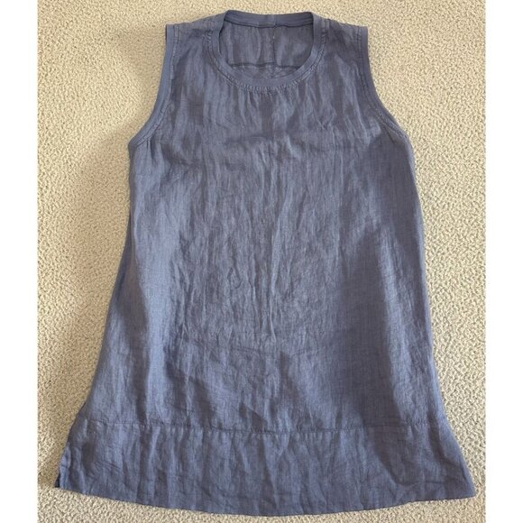 Heartland of Ithaca Linen Dress Oversized Pockets Coastal Boho Lagenlook - Picture 5 of 11